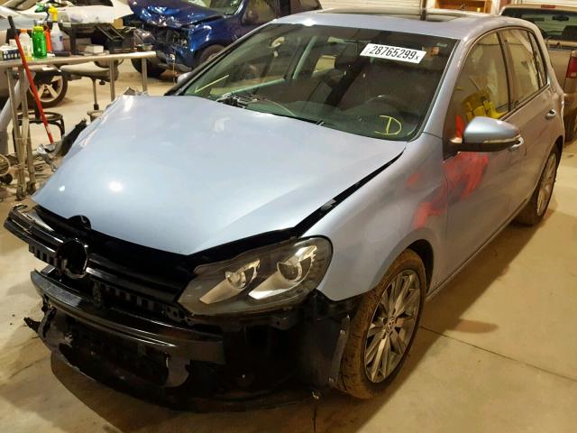 WVWDM7AJ9CW009142 - 2012 VOLKSWAGEN GOLF 蓝色 照片 2