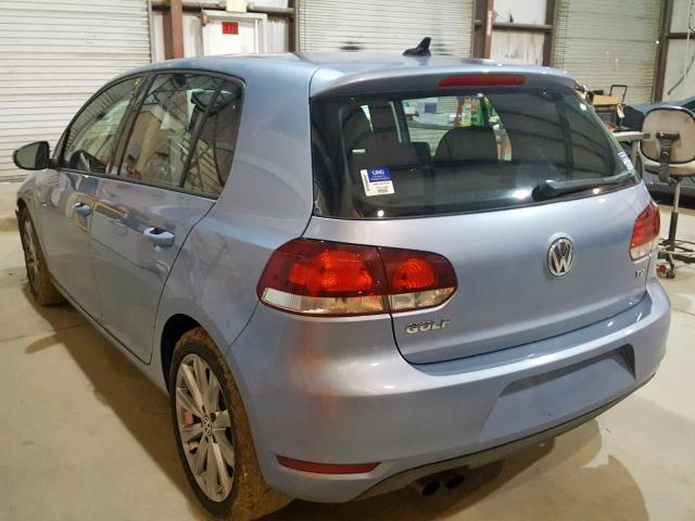 WVWDM7AJ9CW009142 - 2012 VOLKSWAGEN GOLF 蓝色 照片 3