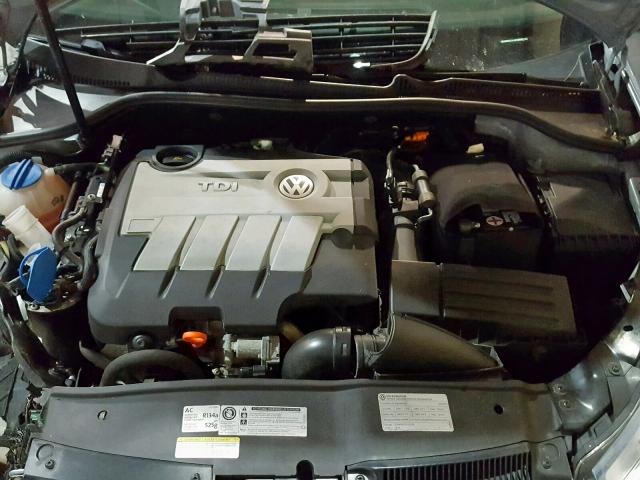 WVWDM7AJ9CW009142 - 2012 VOLKSWAGEN GOLF 蓝色 照片 7