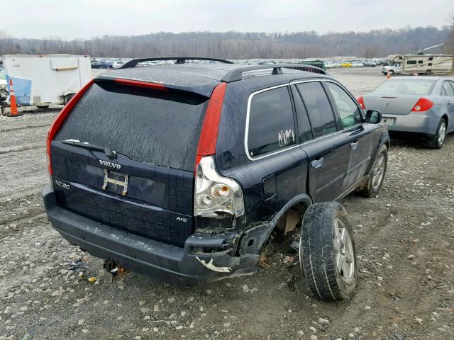 YV4CZ592X61292132 - 2006 VOLVO XC90 BLUE photo 4