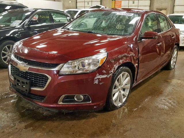 1G11F5SL1FF313662 - 2015 CHEVROLET MALIBU LTZ 栗色 照片 2