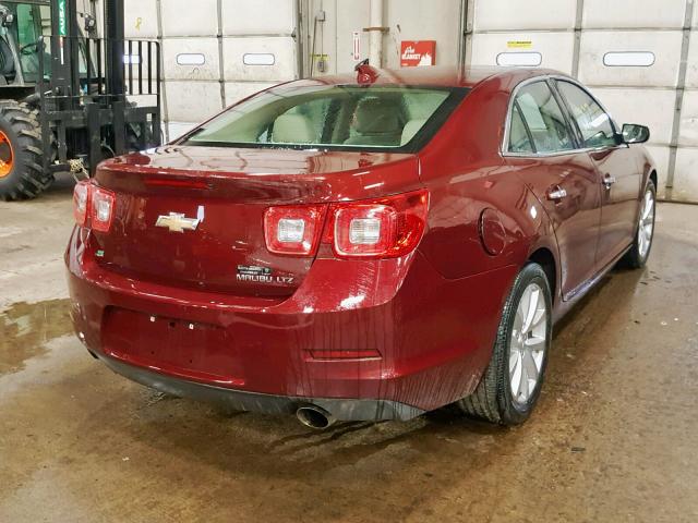1G11F5SL1FF313662 - 2015 CHEVROLET MALIBU LTZ 栗色 照片 4
