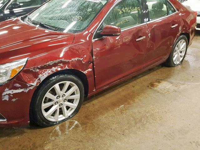 1G11F5SL1FF313662 - 2015 CHEVROLET MALIBU LTZ 栗色 照片 9