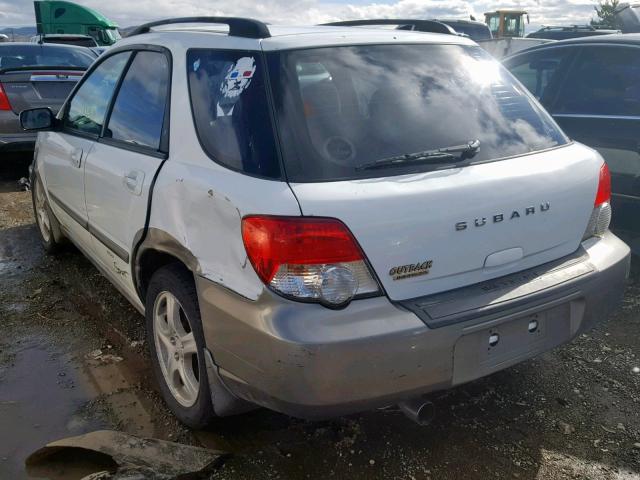 JF1GG68594H805649 - 2004 SUBARU IMPREZA OU WHITE photo 3