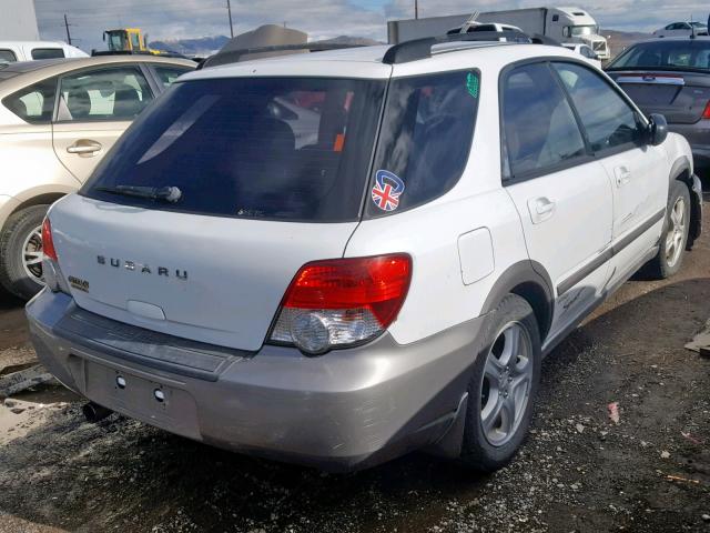 JF1GG68594H805649 - 2004 SUBARU IMPREZA OU WHITE photo 4