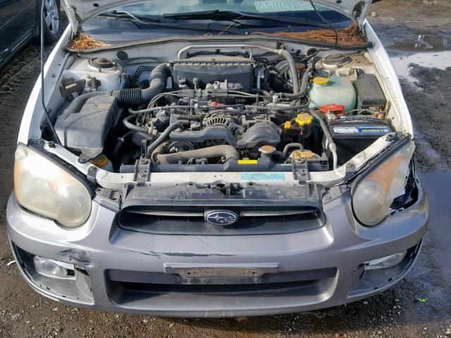 JF1GG68594H805649 - 2004 SUBARU IMPREZA OU WHITE photo 7