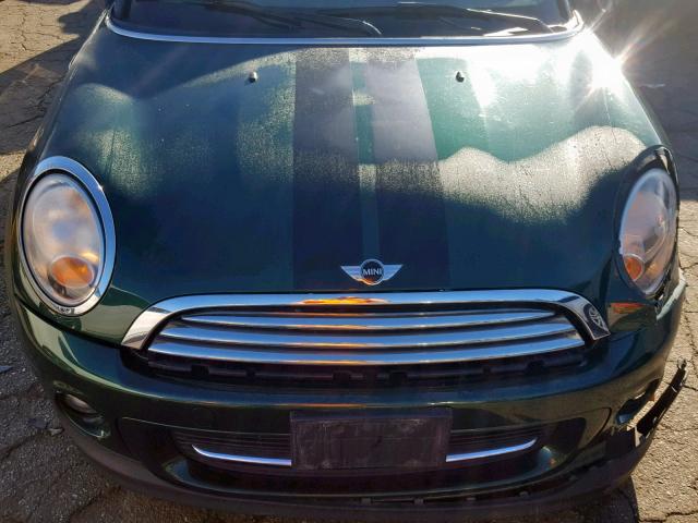 WMWSY1C50DT625093 - 2013 MINI COOPER ROA GREEN photo 7