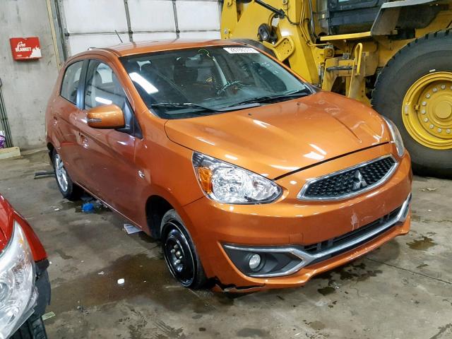 ML32A4HJXHH004325 - 2017 MITSUBISHI MIRAGE SE ORANGE photo 1