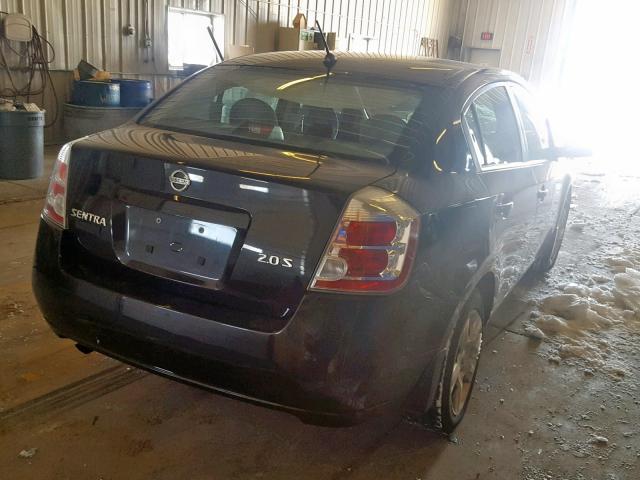 3N1AB61E57L712550 - 2007 NISSAN SENTRA 2.0 BLACK photo 4