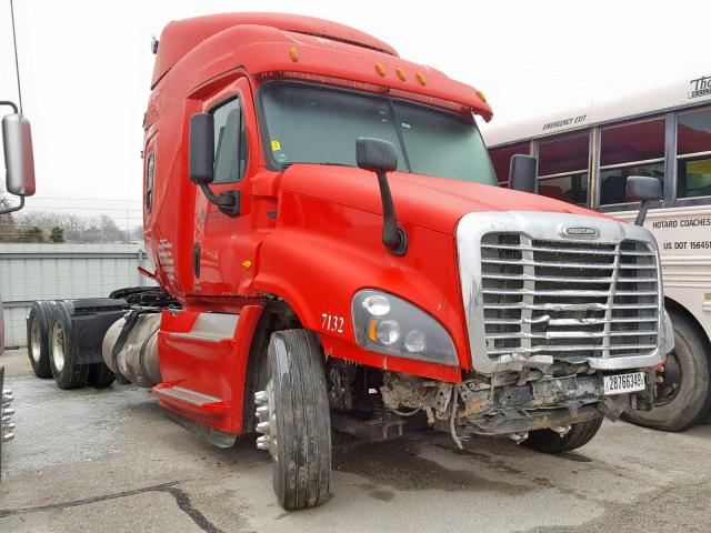 3AKJGLDR5JSJV6011 - 2018 FREIGHTLINER CASCADIA 1 RED photo 1