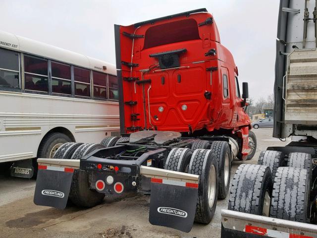 3AKJGLDR5JSJV6011 - 2018 FREIGHTLINER CASCADIA 1 RED photo 4