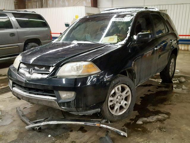 2HNYD18805H519246 - 2005 ACURA MDX TOURIN BLACK photo 2