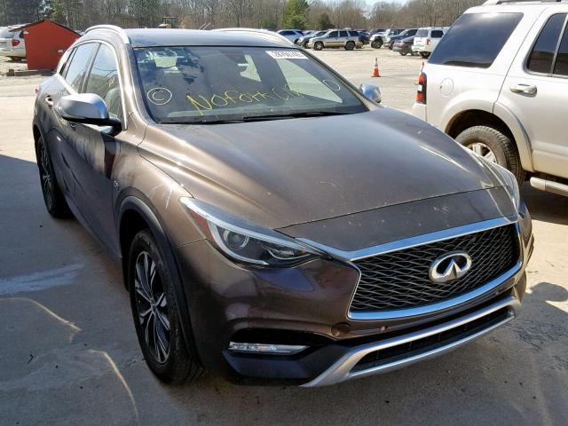 SJKCH5CR6HA023704 - 2017 INFINITI QX30 BASE BROWN photo 1