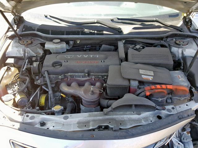 4T1BB46K98U056909 - 2008 TOYOTA CAMRY HYBR SILVER photo 7