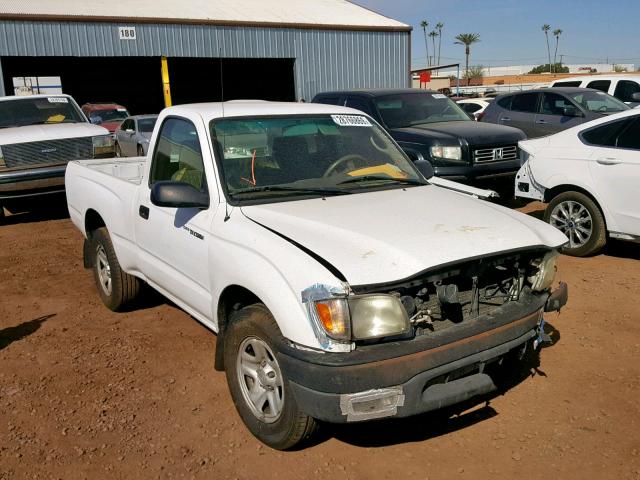 5TENL42N64Z465515 - 2004 TOYOTA TACOMA WHITE photo 1