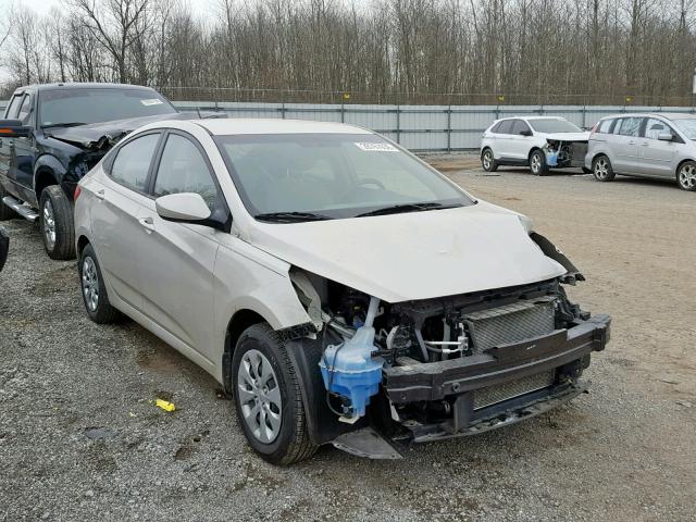 KMHCT4AE2GU162572 - 2016 HYUNDAI ACCENT SE WHITE photo 1