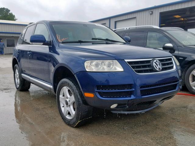 WVGBC67L64D015213 - 2004 VOLKSWAGEN TOUAREG 3. BLUE photo 1