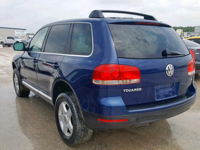 WVGBC67L64D015213 - 2004 VOLKSWAGEN TOUAREG 3. BLUE photo 3