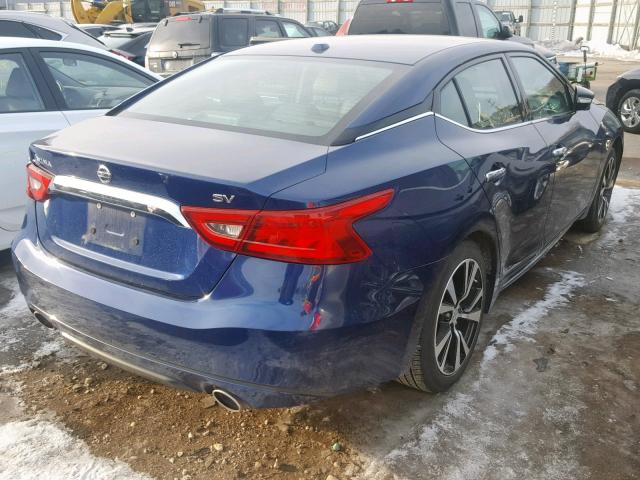 1N4AA6AP5JC379647 - 2018 NISSAN MAXIMA 3.5 BLUE photo 4