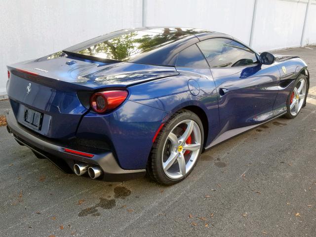 ZFF89FPA7K0241004 - 2019 FERRARI PORTOFINO BLUE photo 4