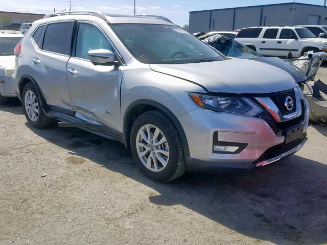 5N1ET2MT7HC783515 - 2017 NISSAN ROGUE SV H SILVER photo 1