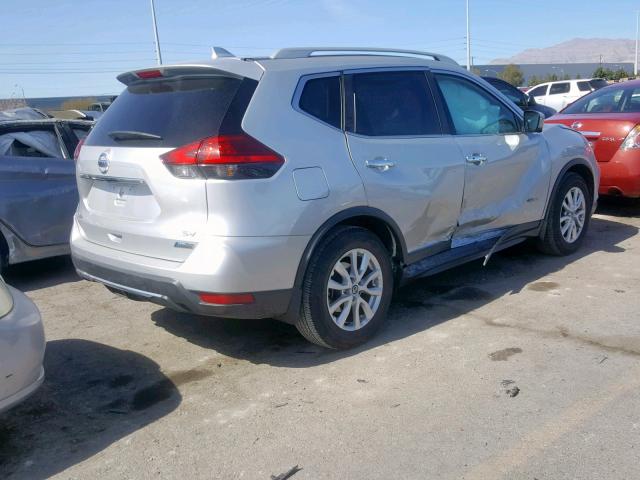 5N1ET2MT7HC783515 - 2017 NISSAN ROGUE SV H SILVER photo 4