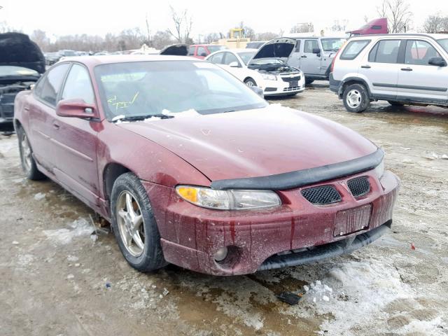 1G2WP52K82F210948 - 2002 PONTIAC GRAND PRIX MAROON photo 1
