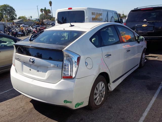 JTDKN3DP7D3044052 - 2013 TOYOTA PRIUS PLUG-IN  photo 4