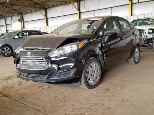 3FADP4AJ2GM111433 - 2016 FORD FIESTA S BLACK photo 2