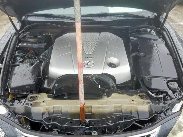 JTHBE262792016825 - 2009 LEXUS IS 350 GRAY photo 7