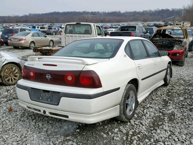 2G1WF52E029346680 - 2002 CHEVROLET IMPALA WHITE photo 4