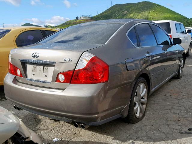 JNKAY01E77M303589 - 2007 INFINITI M35 BASE BROWN photo 4