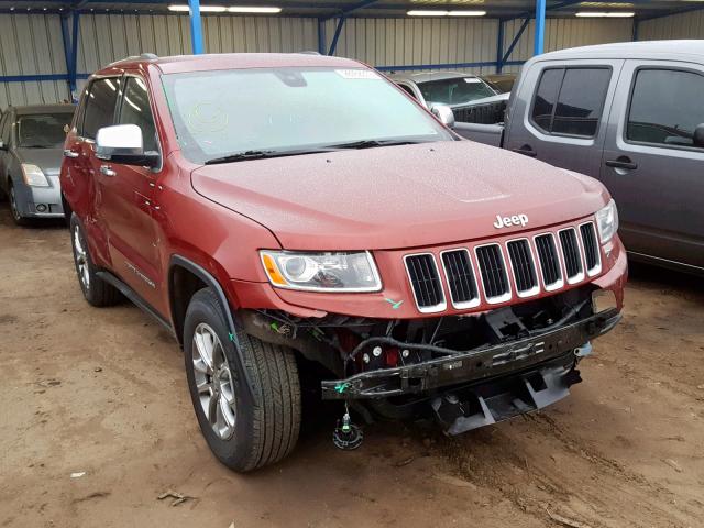 1C4RJFBG9EC453069 - 2014 JEEP GRAND CHER RED photo 1