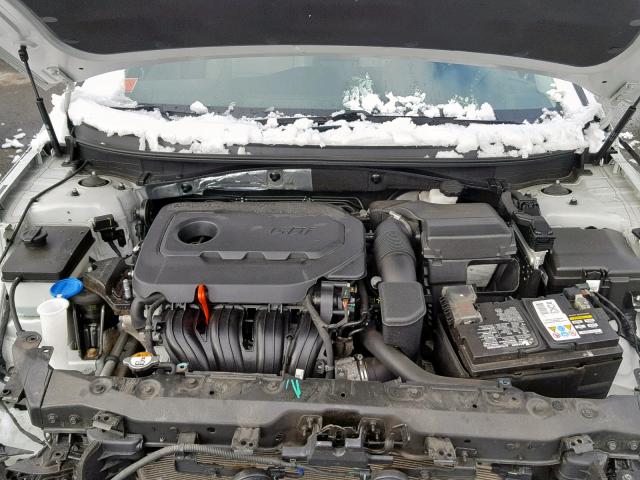 5NPE34AF7FH093389 - 2015 HYUNDAI SONATA SPO SILVER photo 7