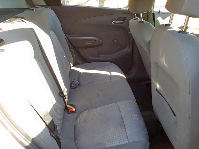 1G1JA6SG1D4159051 - 2013 CHEVROLET SONIC LS 白色 照片 6