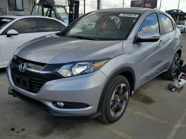 3CZRU5H59JG703192 - 2018 HONDA HR-V EX GRAY photo 2