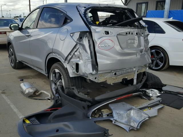 3CZRU5H59JG703192 - 2018 HONDA HR-V EX GRAY photo 3