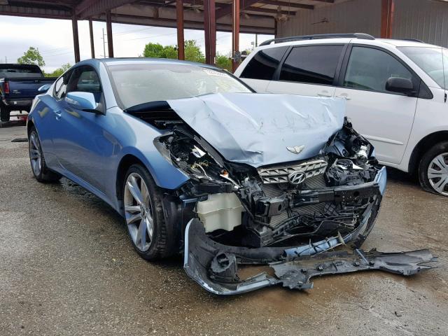 KMHHU6KH2AU028742 - 2010 HYUNDAI GENESIS CO BLUE photo 1