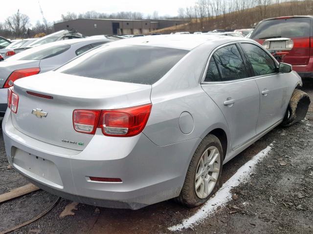 1G11D5RR7DF112507 - 2013 CHEVROLET MALIBU 1LT ვერცხლისფერი ფოტო 4