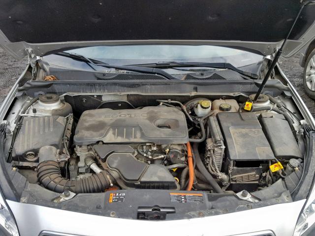 1G11D5RR7DF112507 - 2013 CHEVROLET MALIBU 1LT ვერცხლისფერი ფოტო 7