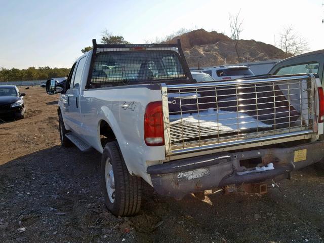 1FTWW31P55ED17577 - 2005 FORD F350 SRW S WHITE photo 3