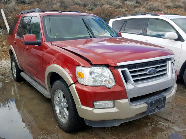 1FMEU74E69UA06637 - 2009 FORD EXPLORER E RED photo 1