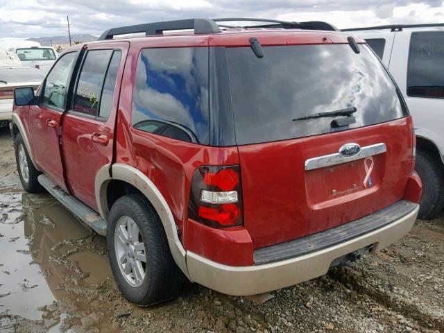 1FMEU74E69UA06637 - 2009 FORD EXPLORER E RED photo 3