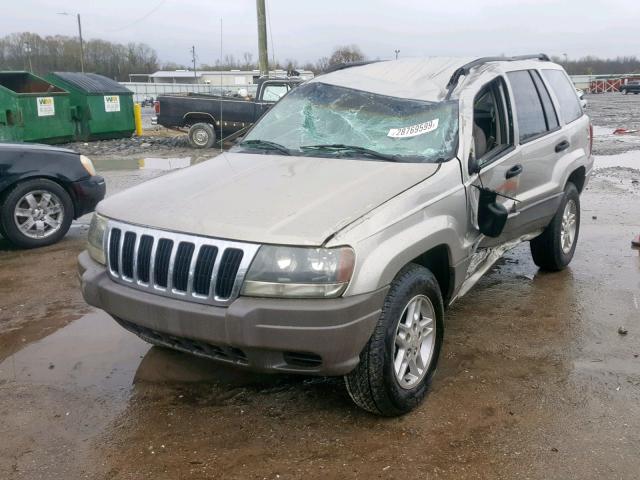 1J4GX48S93C506141 - 2003 JEEP GRAND CHER GRAY photo 2