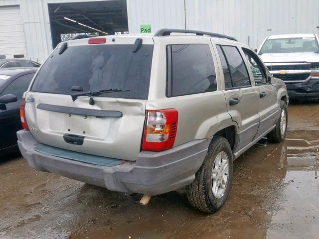 1J4GX48S93C506141 - 2003 JEEP GRAND CHER GRAY photo 4