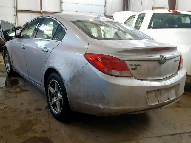 2G4GP5GK0C9123883 - 2012 BUICK REGAL LS GRAY photo 3