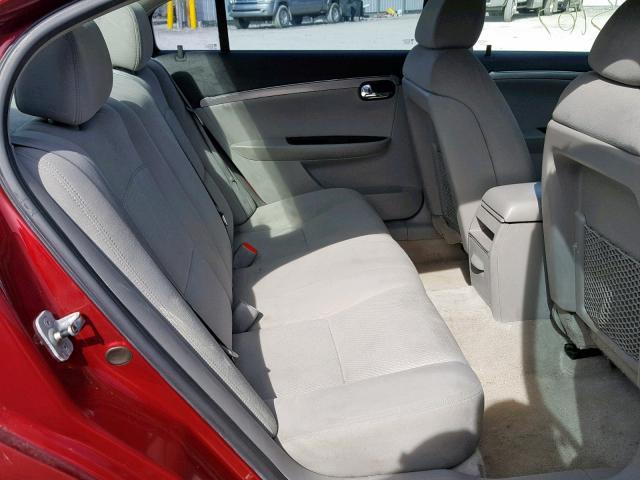 1G8ZS57B08F261430 - 2008 SATURN AURA XE RED photo 6