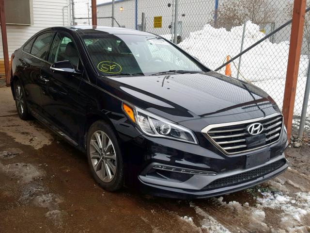 5NPE34AF8GH318341 - 2016 HYUNDAI SONATA SPO BLACK photo 1