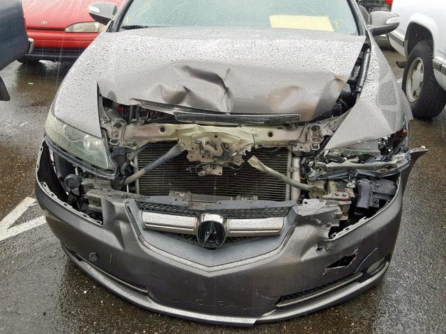 19UUA76577A002764 - 2007 ACURA TL TYPE S BROWN photo 9