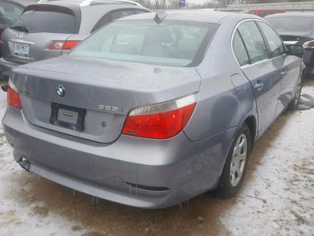 WBANA53594B176432 - 2004 BMW 525 I GRAY photo 4